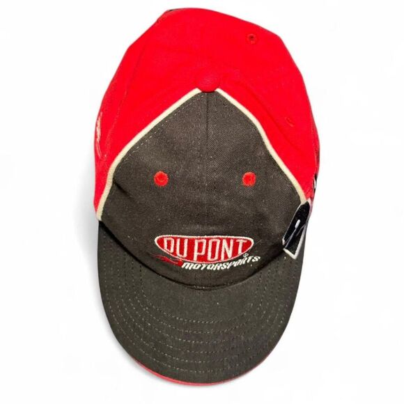 #24 Jeff Gordon DuPont Motorsports Black and red adjustable NASCAR baseball cap - Picture 4 of 7